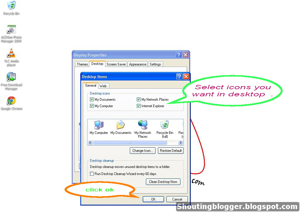 restore desktop icons restore desktop icons